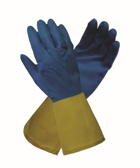 MAXISAFE GLOVES NEOPRENE OVER LATEX 30CM MED 